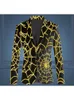 Herenpakken Blazers Spider Web Print Mens Casual Suit Party PROM -jurken Strt Fashion Mens Trousers Pak T240428