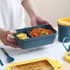 Bento Boxen 1pc süße Lunchbox für Kinderfächer Microwae Bento Lunchbox Kinder Kinder School Outdoor Camping Picknick Food Container Porta