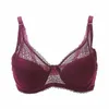 Bras Womens Sexy Unterwäsche gepolsterte bestickte Spitze Bra 80d 85d 90d 95d Bra Top Push großer Damen Sexy Bra Y240426