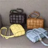 Top Crossbody Bag 7A Cassettes BotteVenets Woven Handbag Leather Plaid small star style texture bag4HXBS7ER