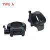 2Pcs /Set Steel Scope 25.4mm 30mm Rings Quick Release Low Medium High Profile For 20mm Rail Hunting Scopes Ring Mount