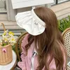 Chapéus de aba larga Proteção UV Proteção solar Capinho de tampa de capa de capa de grande verão Sun estilo coreano Mulheres viseiras para