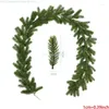 Fiori decorativi Matsuba Leaf Vines Rattan Greenery Wedding Wedding Arch Decoration