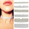 CHOKERS SUMENG 2024 Fashion Europe Style Femmes Bouclage Cold Collier Bijoux Punk Hip Hop Choker Incru