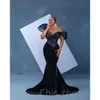 Mermaid Ebi AMVCA Veet Aso Prom Beaded Stylish Evening Formal Party Second Reception Birthday Engagement Gowns Dress Robe De Soiree Zj298