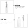 Lagringsflaskor 4 PCS Liquid Bottle Shampoo Dispenser med pumpglasspray för hårresor Handtvättvätska