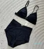 2024 Beach Bra Set Classic Letters Swimwear for Women Embroidery Lingerie Underwear