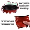 Dekorationer 7 Storlek Plastkammare Blommor Krukor Nutrition Grow Bowl -plantor Tray For Garden Desktop Potted Nursery Transplant Container Box