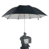 Parapluies 1pc 26/50 cm parapluie noire de caméra dslr du soleil Sunshade Rainy Holder pour la caméra générale Photographic Camera Umbrella