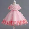 Mädchenkleider Sommer Neue Kinderkleid Kleidernetz Spitze Prinzessin Kleid Hochzeit Blume Kinder Klavier Wettbewerb Performance Kleid