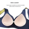 Bras sous-vêtements de soie glace sans couture femme sexy confortable actif actif brassiere crop top plus taille en masque respirant soutien-gorge y240426