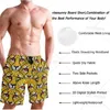 Short masculin Cheetah Head mode cool style de plage de nage de plage polyester décontracté rapide avec poches latérales