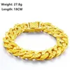 Saiye für immer nicht verblassen 24 Karat Gold gefüllte Schmuckarmbänder für Männer Frauen Pulseira Feminina Bizuteria Joyas Hochzeit Feine Armbänder 240428