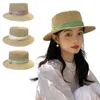 Chapéus largos de aba larga Chapéu de palha artesanal