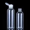 50pcs/Los 5ml-120ml Plastikflaschen Clamshell Emulsion PET-Verpackung Versuch transparent leer tragbarer Reisebehälter nachfüllbar 240425