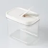 Opslagflessen doorzichtige plastic voedselcontainer afgedichte pot met deksels slotmoeren haver kruid tank graan doos keukengadgets waterdicht