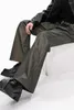 Men's Pants Firmranch 2024 Tech Wear Design Sense Causual Bootcut For Men Women High Street Flared Cropped Trousers Autumn Winter