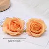 Fleurs décoratives 5pcs têtes artificielles de rose 6 cm faux pour le mariage décorations de mariage décoration intérieure bricolage artisanat accessoires