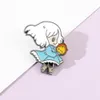 Hurls Moving Castles Hard Enamel Pin mignon dessin animé magique Médaille de médaille Broche bijoux Miyazaki Hayaos Anime Fans de films Gift S1000