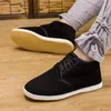 Casual Shoes China Classic Winter Old Beijing Handmade Layers Bottom Cloth Black Corduroy Cotton Thickened Man Woman Warm