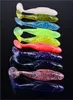 Appâts doux 10 couleurs Worm Lures en plastique 11cm6g Lere de pêche 10pcsbag Jig Bass Tackle4421903