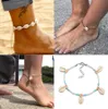 Ankänen Seeglatten -Knöchelarmband für Frauen Kettchen Juwely Strand Boho Accessoires Anklehbänder Fuß Cheville Bijoux Femme6012274
