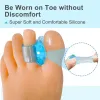 new 2Pcs=1Pair Silicone Gel Big Toe Separator Bunion Adjuster Foot Fingers Protector Bone Hallux Valgus Corrector Foot Care PedicureHallux Valgus Corrector