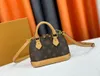 Klassieke mini -shell pakket schoudertas koppeling handtas lederen crossbody pakketten designer tassen m46895 m82717 m46895