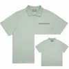 Gömlek Polo Mens Tshirt Tasarımcı Gömlek Unisex Womens Gömlek 270g ağırlıklı Pamuk Yaz Moda Polo Toptan Fiyat 2 Parça İndirim