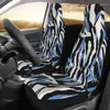 Couvre-siège de l'automobile Skin zébré motif coloré couvercle universel animal étanche pour le polyester-protecteur du SUV