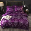 Gouden zilveren koffie jacquard luxe beddengoed set queenking maat vlekbed 4 stks katoenen zijden kanten dekbedovertrek sets linetheet 240415