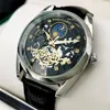 Zegarek aokulasic mężczyzn na rękę zegarek automatyczny mechaniczny wodoodporny sport oryginalny męski zegar górny szkielet pusty zegarek 549
