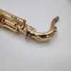 Saxofon Mark VI Tenor Saxofon BB TUNE MASSPLATED LACKER GOLD Trävindsinstrument med fallstillbehör Gratis frakt