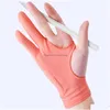 Painting Supplies 1Pc Artist Ding Protective Glove For Any Graphics Table 2 Finger Anti-Foing Both Right And Left Hand Gloves Drop Del Dhqop