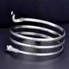 Bracelets de mariage petit bracelet enroulé de serpent de style punk de style punk exagéré