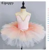 Scene Wear Girls Ballet Kjol Children's Pettiskirt Costume Toddler Princess Tulle Professional Swan Lake Dancing Dress