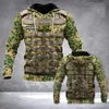 Sweat à capuche masculine Vêtements uniformes de soldat de l'armée allemande 3D Hoodie Hoodie Man Zipper Pullover Sweet Sweet SweetEd Streetwear Streetwear Strotwear