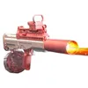 Water Gun Electric LED Spurt Fire QBZ95 Pistolen Schießen Spielzeug Voller automatischer Sommerstrand für Kinder Jungen Erwachsene Geschenk 240420