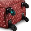 Valigie nette per viaggi rossi bagagli da 18 pollici Borsa per valigetta per vaga per valigie piccole ruote universali uomini e donne fresche