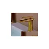 Robinets de lavabo de salle de bain Waterfall Brass Vanity Robinet Chrome Basin Basin Tap 83008 Drop livraison Home Garden Showers ACCS DH7WF DHH9N