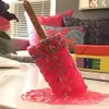 1pcs Transparent Melting Popsicles Sculpture Décoration Artificiel DIY Miniature Résine Craft Ice Cream Accessory Home Desk Decor 240425