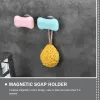 SET SOAP BISH MAGNETIC TUTRUK SEYAHAT DUVARI MONTACI HOCS Banyo Paslanmaz Çelik Raf Emme Kupası