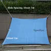 Черно-зеленый синий анти-UP HDPE 6 12PIN Sunshade Net Garden Suculent Suculent Plant Shale Net Outdoor Bool Cover Sun Shade Net 240425