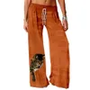 Frauenhose Capris Sommer Frühling niedliche Katzendrucken Hosen Mode Frauen Hosen stilvoller lässiger loser y2k Hosen komfortable Pantn Elegant All-Match Y240429