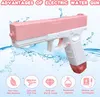 Gun Toys Electric Water Gun Toy Automatic Squirt Guns for Adults Kids Kinderen Zomer Zwembad feest Beach Outdoor Activiteit T240428