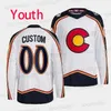 2023 Reverse retro Avalanche Jersey Hockey Calum Ritchie Nathan Mackinnon Mikko Rantanen Keith Kinkaid Pavel Francouz Justus Annunen Samuel Girard Erik Johnson