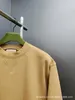 Herrtröjor tröjor designer 24fw lös passform trendig casual ribbad vävd bälte detaljer stickad bomulls hoodie paaz