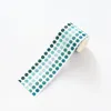 Presentförpackning 1pc färgglad washi band japansk stil grund prickar dekorativa lim diy scrapbooking klistermärke etikett skola stationery