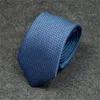 Luksusowe wysokiej jakości designerski krawat męski krawat czarny niebieski dorosły impreza weselna