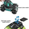 RC Car Children Toys 4wd Remote Control Tank Lighting Spray Effets Sound Bomb Bomb Electric Bloord Vehle Kids Gift Set 240424